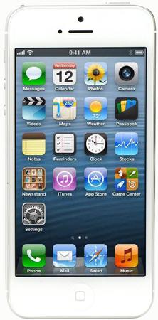 Смартфон Apple iPhone 5 32Gb White & Silver - Елец