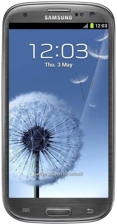 Смартфон Samsung Galaxy S3 GT-I9300 16Gb Titanium grey - Елец